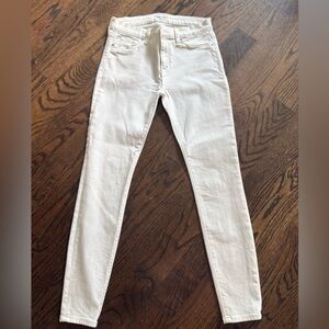 Hudson Jeans / Women’s White Skinny Jeans